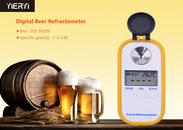 0-50% Refractometer Handheld de Digitas do bolso para a fabricação de cerveja do vinho da uva