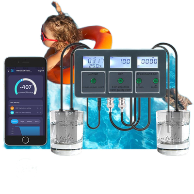 Kit de teste de água profissional 8-em-1 Análise abrangente Smart APP Control Sensores de alta precisão