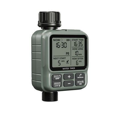 Horário de irrigação inteligente de jardim de 8 zonas programável com LCD