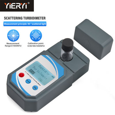 Medidor de turbidez digital portátil 0-1000 NTU ±0,8% de precisão