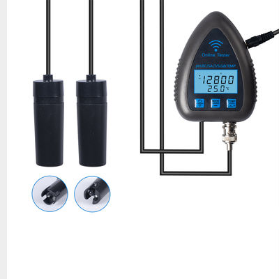 5 in 1 Digital PH Meter with 0.00-14.00pH Range and 0-19900US/CM EC Range Water Quality Tester
