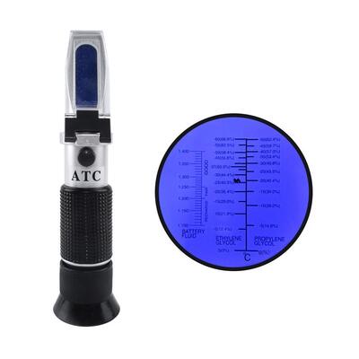 Handheld 0-66.6 Brix Range High Accuracy 0.01% Refractometer for Ethylene and Propylene Glycol Testing