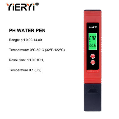 ATC impermeável Pen Type Ph Meter do ABS da análise da acidez
