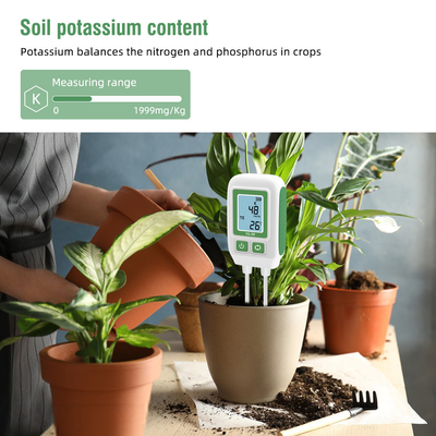 Plastico YIERYI YG-09 Medidor de fertilidade do solo / Npk Tester de solo leve