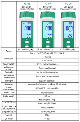 20cm Probe YIERYI Novo medidor digital para agricultura