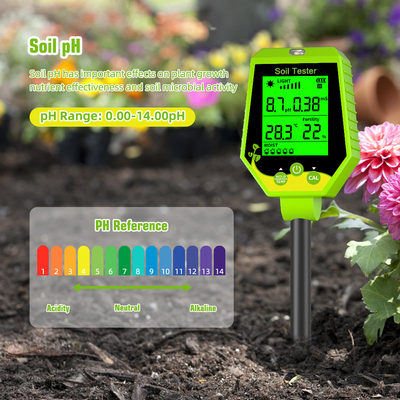 YIERYI Multifuncional 6 em 1 Medidor Digital de Umidade para Plantas