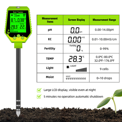 Medidor de umidade do solo digital portátil profissional para jardinagem