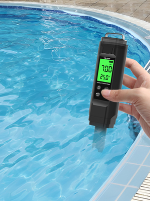 YIERYI YG-9909 Teste digital de qualidade da água 5 em 1 Teste de pH de alta precisão para jardim agrícola
