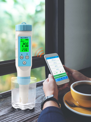 Yieryi BLE-9902 3 em 1 Bluetooth PH EC Meter Teste abrangente de água para piscinas Aquários hidropônicos