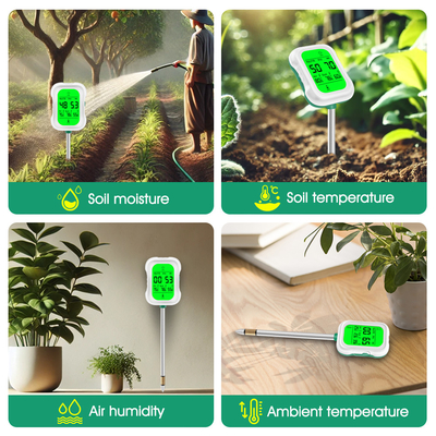 Yieryi YY-1066L Tester de solo 7 em 1 ️ Medição precisa de pH, umidade, fertilidade, temperatura e luz e muito mais para jardinagem e agricultura