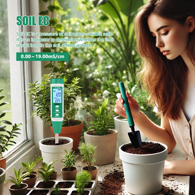 Yieryi YY-1066A Contador de Solo Digital Otimize o seu jardim e fazenda com dados de solo em tempo real