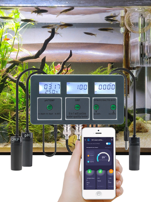 Kit de teste de água profissional 8-em-1 Análise abrangente Smart APP Control Sensores de alta precisão