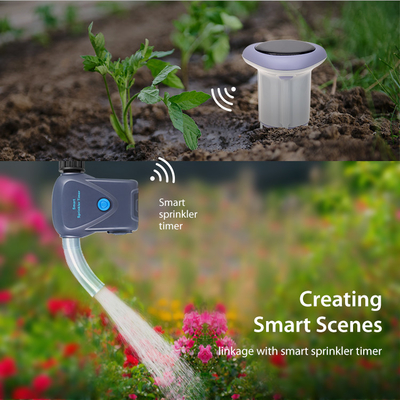 Sensor de solo sem fio ZigBee 3.0    Monitor de agricultura inteligente movido a energia solar para irrigação precisa