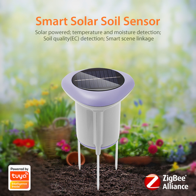 Tuya ZigBee Sensor de Solo 3 em 1    Solução Automática de Agricultura Inteligente e Cuidados do Ralo com Controle Remoto