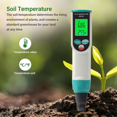 PH-2023 Tester de pH e Temperatura do Solo. Métro de pH digital de alta precisão para agricultura e jardinagem