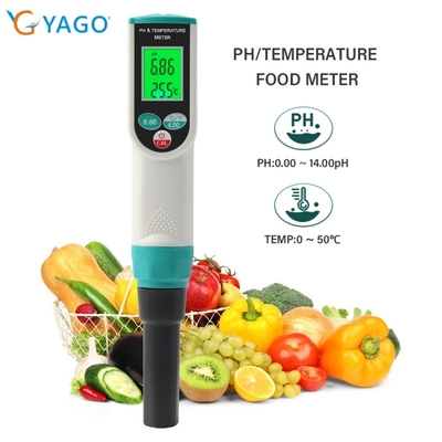 Medidor de pH e temperatura portátil para solo. Ideal para uso em jardim, fazenda e estufa