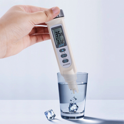 Medidor de pH digital portátil ¢ AZ8686 Tester de laboratório com ecrã LCD e calibração com toque único
