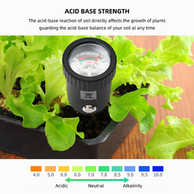 Sensor de pH e umidade do solo de qualidade superior ¢ Rápido, confiável e portátil para uso no jardim e na fazenda