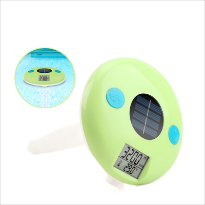 Monitor de piscina solar inteligente de alta precisão com ecrã LCD em verde claro