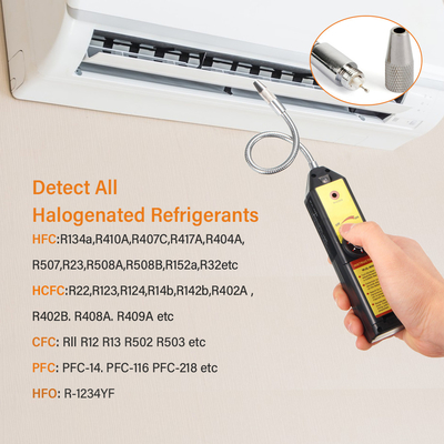 Ferramenta de detecção de fugas HVAC sonda flexível sensibilidade ajustável