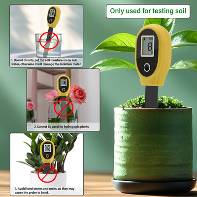 Detector de umidade de plantas para jardinagem saudável