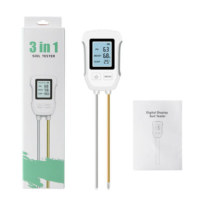 Testador de Solo: Medidor 3-em-1 de pH, Umidade e Temperatura para Plantas Saudáveis
