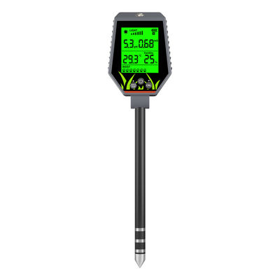 Kit de teste de solo 6 em 1 Humidade/pH/Fertilidade/Luz solar/EC/Temp Meter para jardim, fazenda e plantas de interior