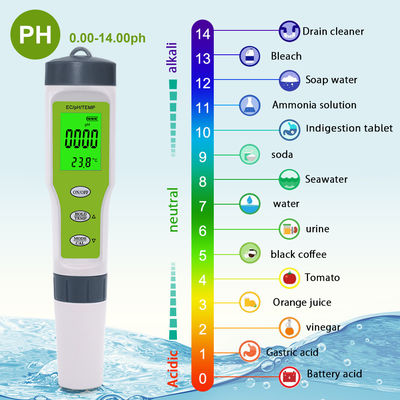 3 - em - 1 Tester de Qualidade da Água - pH/CE/Temp Meter com ATC para Domicílio, Aquário e Laboratório