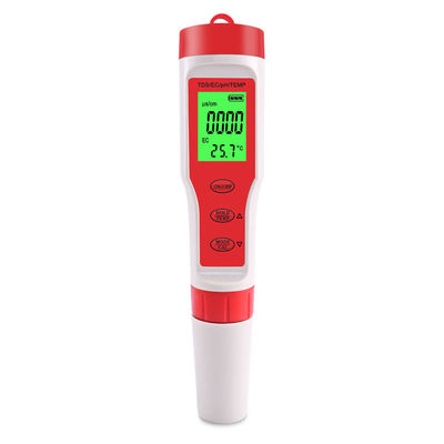 4 - em - 1 Tester de qualidade da água - pH/CE/TDS/Temp Meter para aquicultura, água potável e laboratório