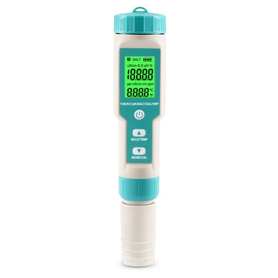 7 - em - 1 Tester de Qualidade da Água - EC/Salinidade/TDS/Temp/pH/ORP/S.G Meter para Aquicultura, Casa e Laboratório