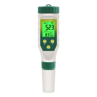 5 - em - 1 Teste de qualidade da água - pH/TDS/CE/salinidade/tempermétro para aquicultura, água potável e laboratório