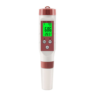 Smart 4 em 1 Tester de Qualidade da Água com Bluetooth - pH/TDS/EC/Temp Meter para Casa, Hidroponia e Laboratório