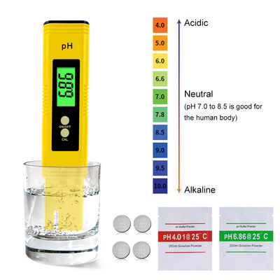 Caneta de ensaio PH02 de alta precisão para medição precisa do pH em ambientes aquáticos PH Range 0.01-14.00pH
