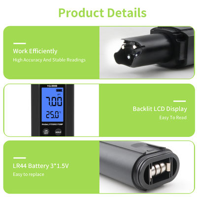 5 - em - 1 Tester de qualidade da água - pH/sal/TDS/EC/temperímetro para aquário, piscina e casa