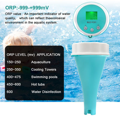 Analisador Digital de Água Multi-Parâmetro pH/CE/TDS/CL/ORP/Temp Medidor Inteligente 6 em 1 para Piscina