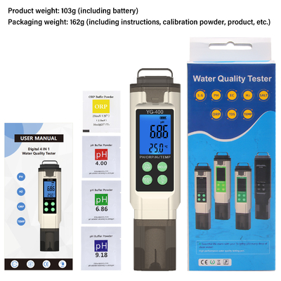 Analisador de qualidade da água PH/ORP/Hidrogénio/Temperatura All-in-One Tester de água