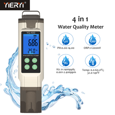 Analisador de qualidade da água PH/ORP/Hidrogénio/Temperatura All-in-One Tester de água