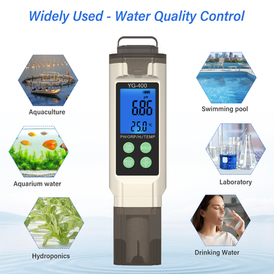 Analisador de qualidade da água PH/ORP/Hidrogénio/Temperatura All-in-One Tester de água