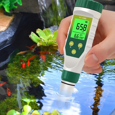 Medidor de pH multiparâmetro de 5 em 1 com luz de fundo para aquário de laboratório TDS PH Tester de temperatura de salinidade CE
