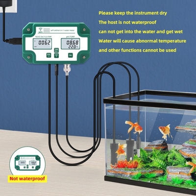Tuya Wi-Fi Data Logger para TDS EC PH Salinidade GS e monitoramento de temperatura Níveis de alta sensibilidade