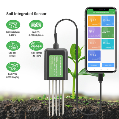7-em-1 Sensor de Solo USB Tester de Solo Agricultura Solo CE PH NPK Contador de Nutrientes Para Android