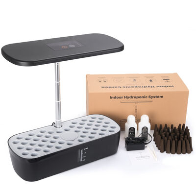 Sistema de jardim hidropônico interno de 52 pod com luz de crescimento inteligente e rega automática para cultivo de vegetais e ervas em casa