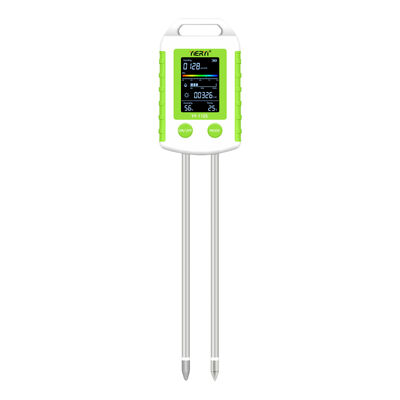 YIERYI 6-in-1 Soil Tester with 90° Rotatable Display for One-Step Operation - Measures pH, Fertility, Moisture, Light, Temperature, and Humidity
