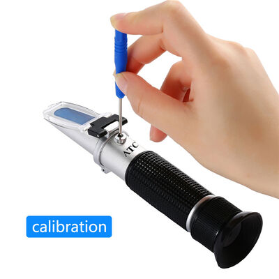 Handheld 0-66.6 Brix Range High Accuracy 0.01% Refractometer for Ethylene and Propylene Glycol Testing