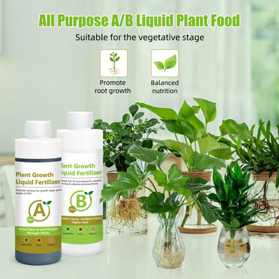 Kit de Fertilizante Líquido e Nutriente Hidropônico de Alta Precisão de 250ml para Estágio de Crescimento Vegetativo