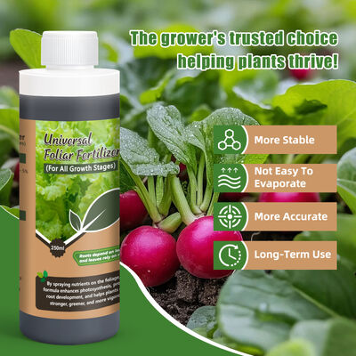 250 ml de fertilizante foliar universal de alta precisão para estimulador do crescimento das plantas e teste universal