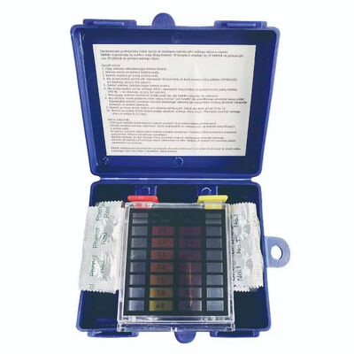 Kit de teste de piscina de alta precisão com suporte personalizado OEM e limpeza fácil para teste de qualidade de água de spa e natação