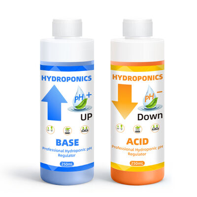 Kit de Ajuste de pH Hidropônico com Capacidade de 250mL para Absorção Ótima de Nutrientes pelas Plantas e Fórmula Estável