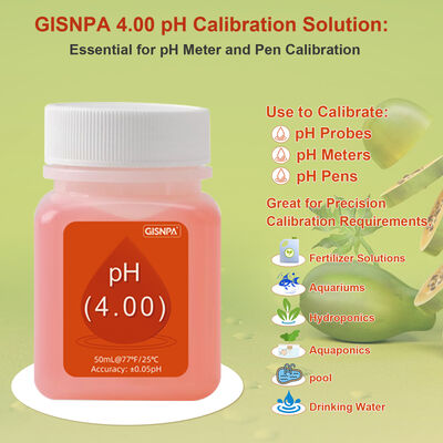 Solução de Calibração de pH e Líquido para Eletrodos para Garrafas de 50ML e 30ML com Suporte OEM Personalizado