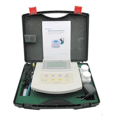 YIERYI PH-2603 Medidor de pH Multifuncional de Bancada 6 em 1 com Precisão de 0,01 pH para Teste de Qualidade da Água em Laboratório